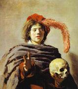 Frans Hals Youth with skull by Frans Hals Germany oil painting artist